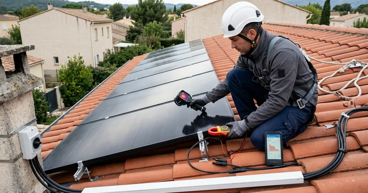 Dépannage de panneaux solaires