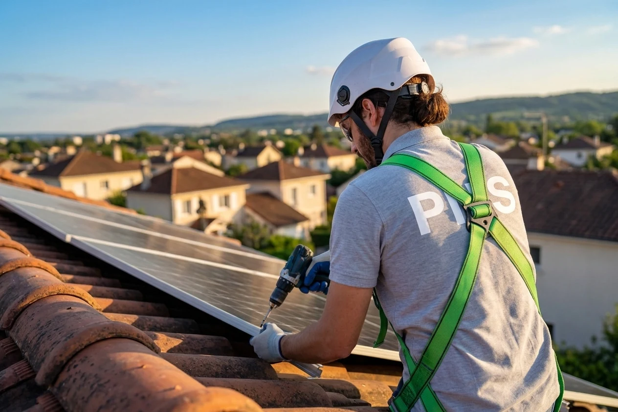 Panneaux solaires en toiture dans le Bas-Rhin